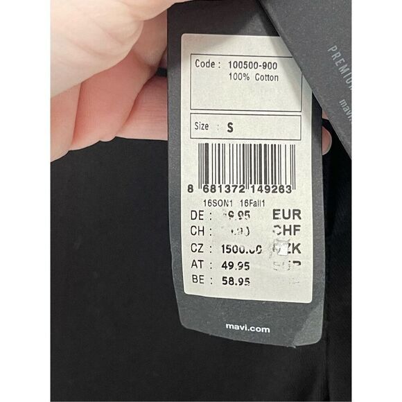 NWT Mavi high waisted wide leg black pants Size 4 - Picture 7 of 8